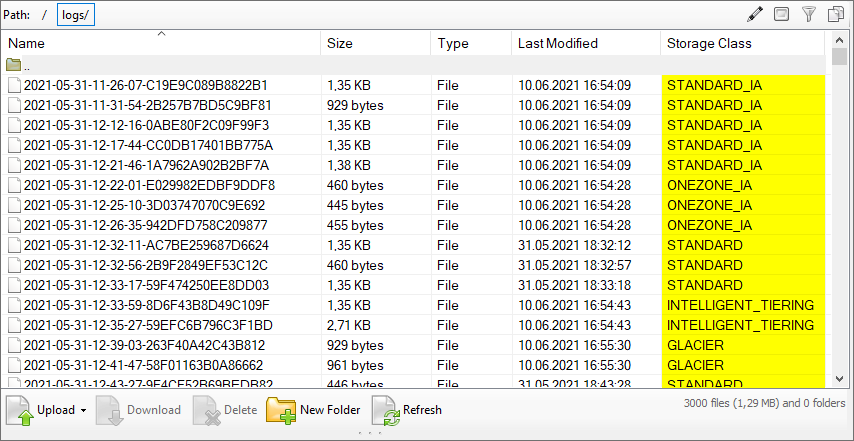 file storage class